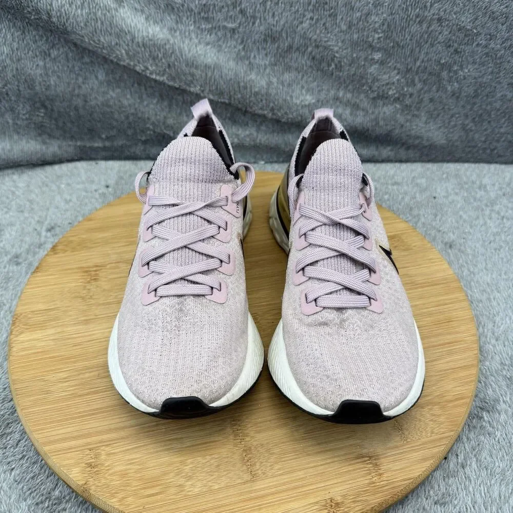 Nike React Infinity Run Flyknit 3 Shoes Womens Size 6.5 Pink Sneakers CD4372-500